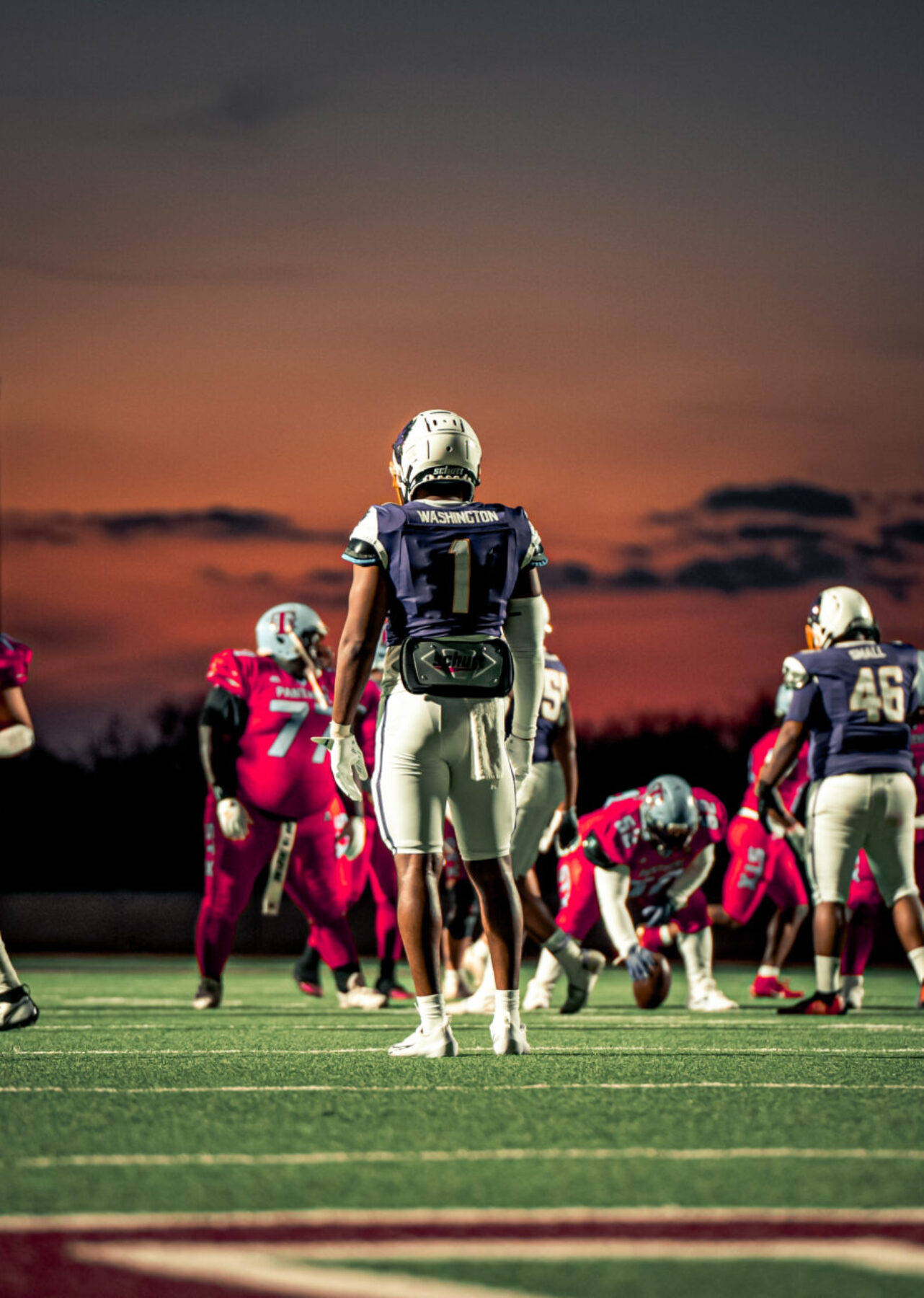 Capital City Bison defense vs. the South Texas Panthers
